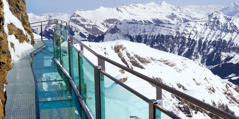 Thrill Walk at Schilthorn-Piz Gloria